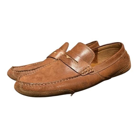 Clark’s Other - Clarks Men’s Ashmont Way Brown Cognac Leather Driving Loafer 9 G